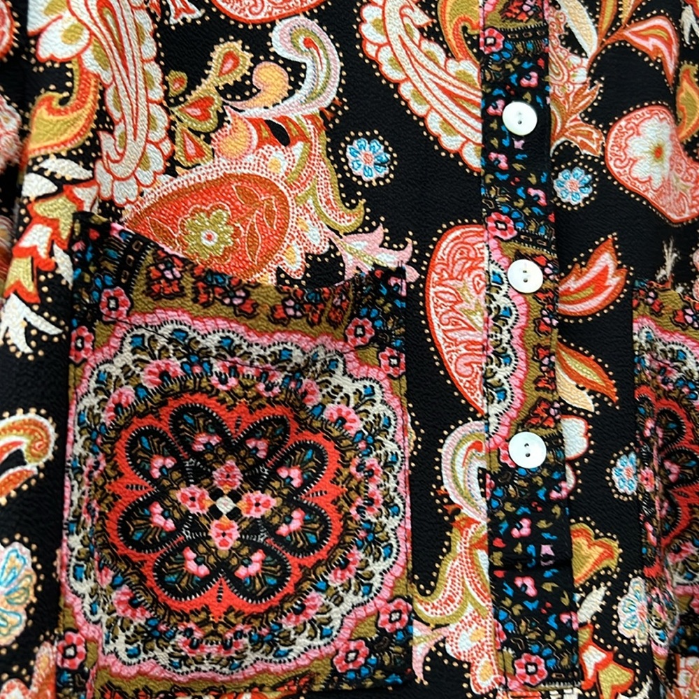 Figueroa & Flower gorgeous tunic blouse size medium - Picture 2 of 10